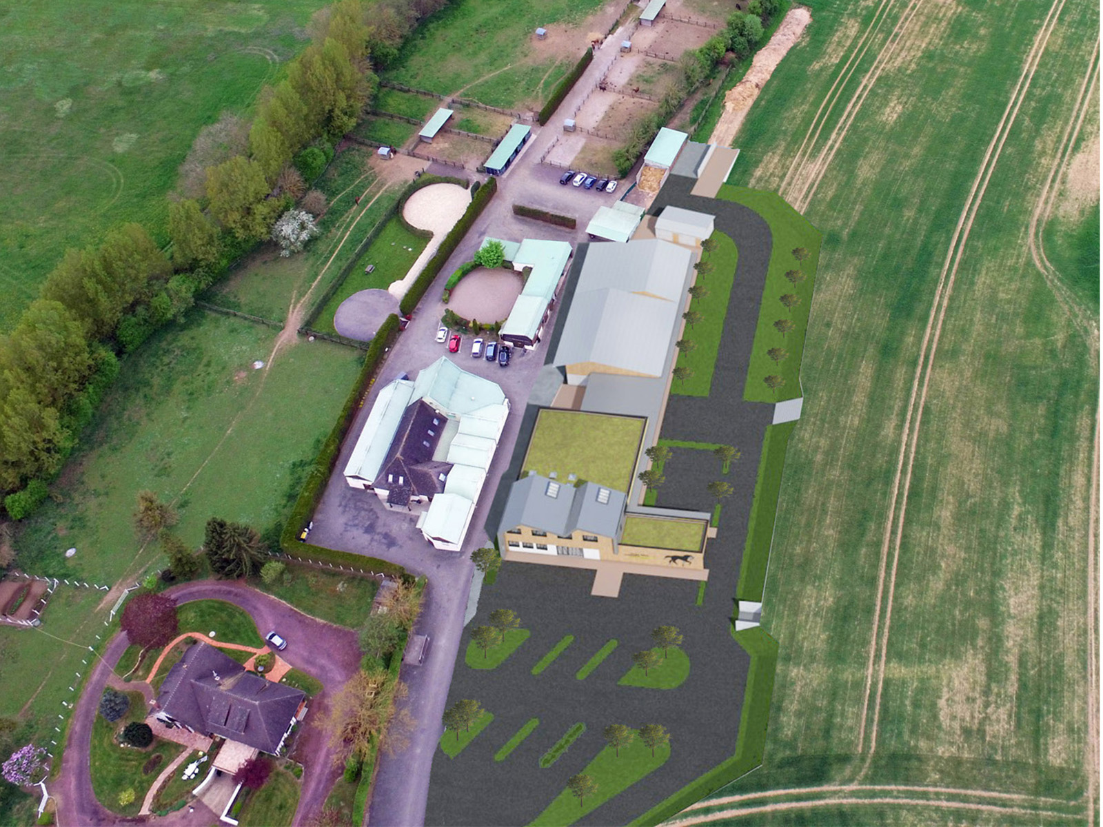 CLINIQUE VÉTÉRINAIRE ÉQUINE C2V Architectes